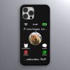 Hörcsögös telefontok fekete színben