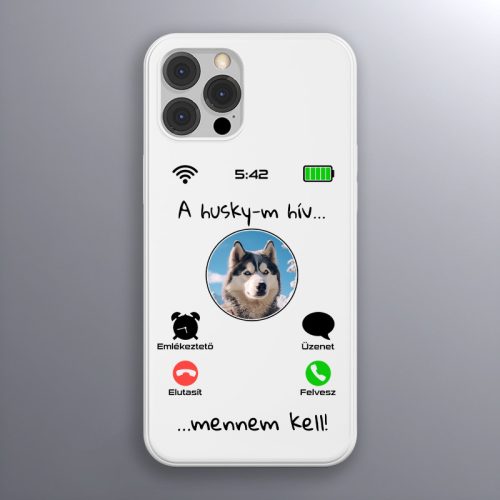 Huskys telefontok fehér színben