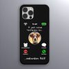 Jack russel terrieres telefontok fekete színben