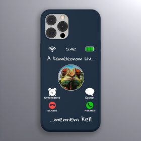 Kaméleonos telefontok sötétkék színben