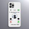 Fekete labradoros telefontok fehér színben