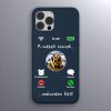 Méhecskés telefontok sötétkék színben