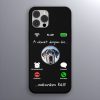 Német dogos telefontok fekete színben