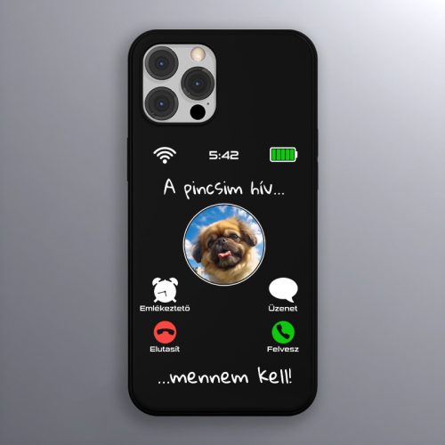 Palotapincsis telefontok fekete színben