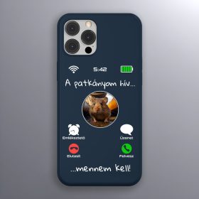 Patkányos telefontok sötétkék színben