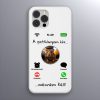 Patkányos telefontok fehér színben