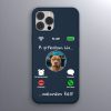 Pitbullos telefontok sötétkék színben