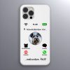 Schnauzeres telefontok fehér színben