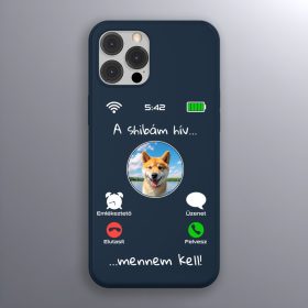 Shiba inus telefontok sötétkék színben