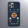Skót juhászos telefontok sötétkék színben