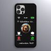 Cocker spánieles telefontok fekete színben