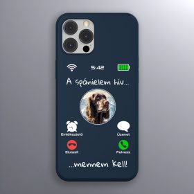 Field spánieles telefontok sötétkék színben