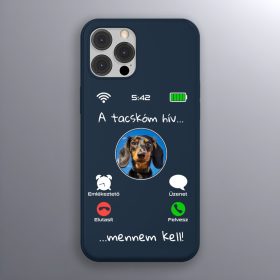 Tacskós telefontok sötétkék színben