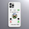 Teknősös telefontok fehér színben