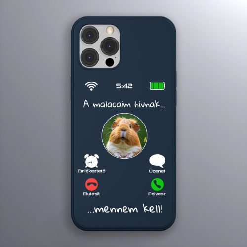 Tengerimalacos telefontok sötétkék színben