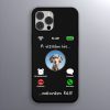 Weimari vizslás telefontok fekete színben