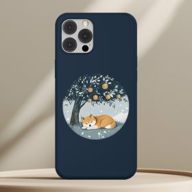 Akitás telefontok sötétkék színben