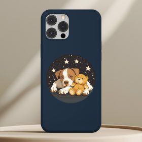 Amstaffos telefontok sötétkék színben