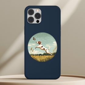 Angol pointeres telefontok sötétkék színben