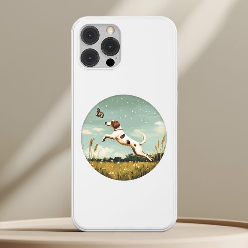 Angol pointeres telefontok fehér színben