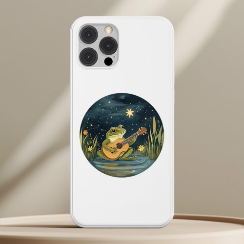 Békás telefontok fehér színben