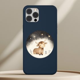 Bikás telefontok sötétkék színben