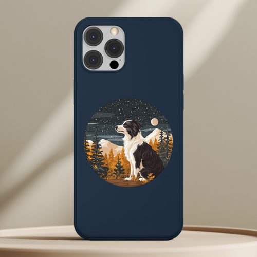 Border collies telefontok sötétkék színben