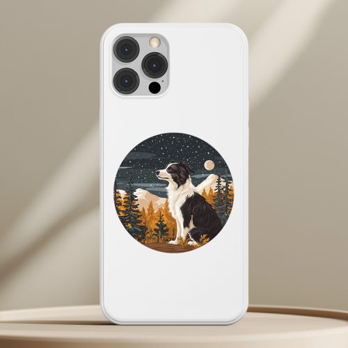 Border collies telefontok fehér színben