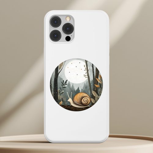 Csigás telefontok fehér színben