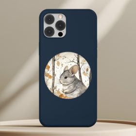 Csincsillás telefontok sötétkék színben