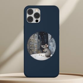 Egeres telefontok sötétkék színben