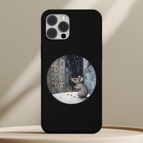 Egeres telefontok fekete színben