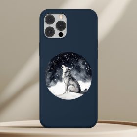 Farkasos telefontok sötétkék színben