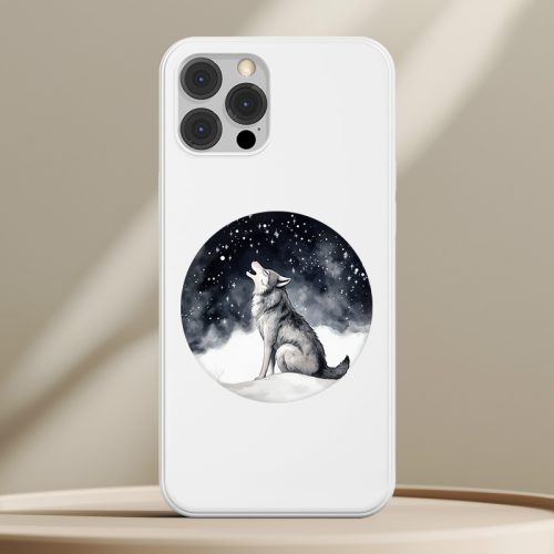 Farkasos telefontok fehér színben