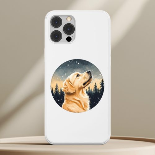 Golden retrieveres telefontok fehér színben
