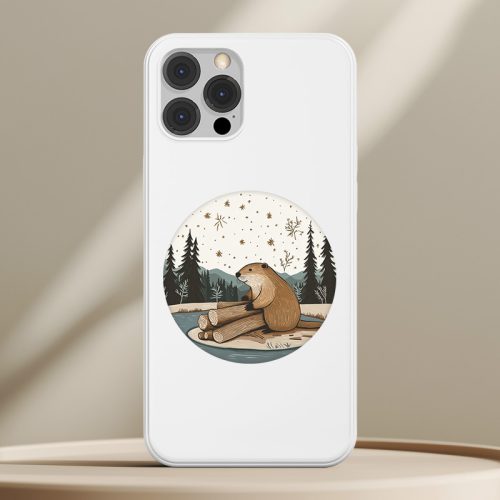 Hódos telefontok fehér színben