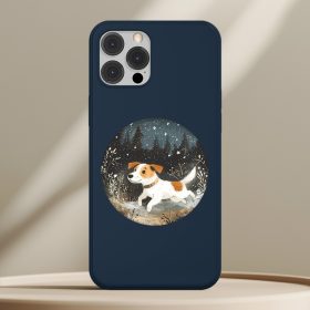 Jack russel terrieres telefontok sötétkék színben