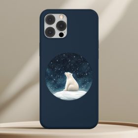 Jegesmedvés telefontok sötétkék színben