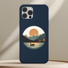 Kacsás telefontok sötétkék színben