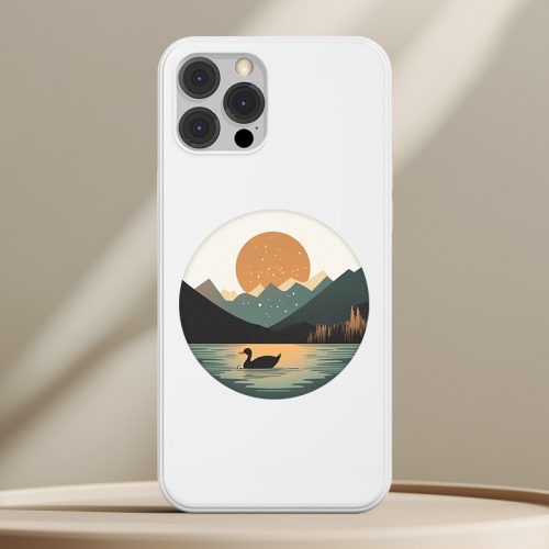 Kacsás telefontok fehér színben