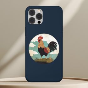 Kakasos telefontok sötétkék színben