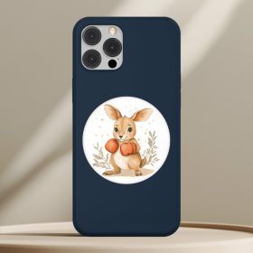 Kengurus telefontok sötétkék színben