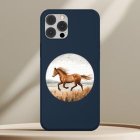 Lovas telefontok sötétkék színben