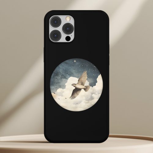 Madaras telefontok fekete színben