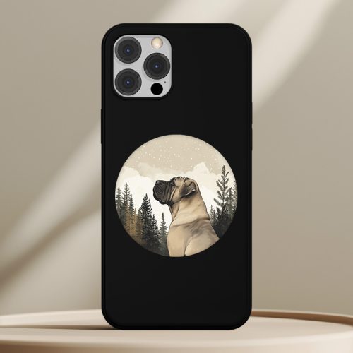 Masztiffos telefontok fekete színben