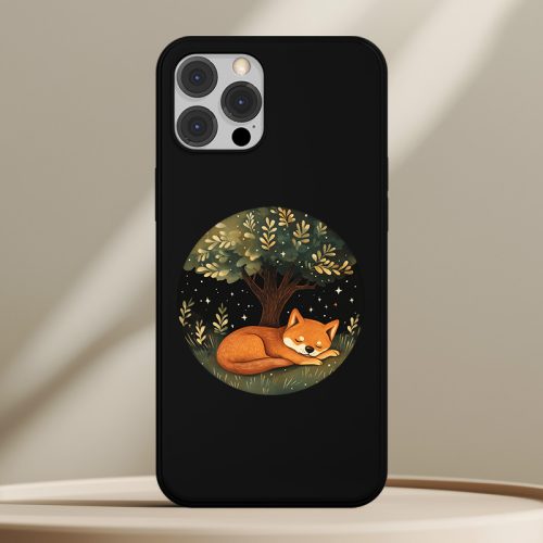 Shiba inus telefontok fekete színben