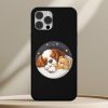 Cavalier King Charles spánieles telefontok fekete színben