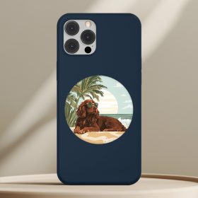 Field spánieles telefontok sötétkék színben