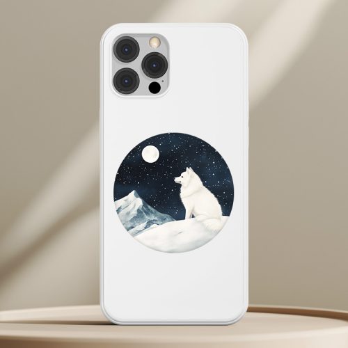 Szamojédes telefontok fehér színben