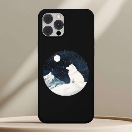 Szamojédes telefontok fekete színben